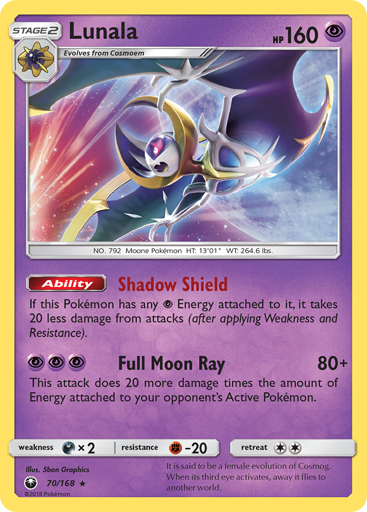 Lunala (70/168) [Sun & Moon: Celestial Storm] - Duel Kingdom