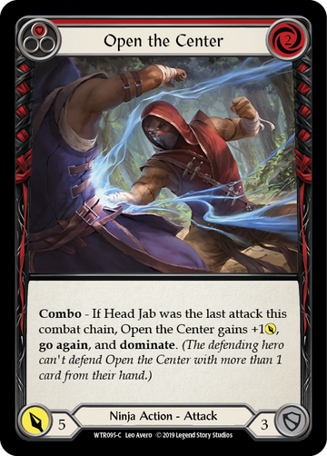 Open the Center (Red) [WTR095-C] Alpha Print Rainbow Foil - Duel Kingdom