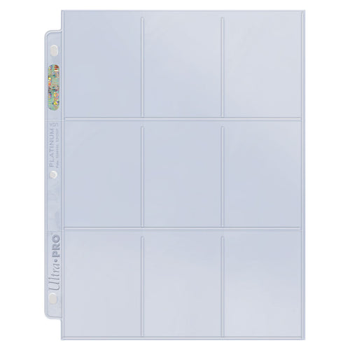 100ct 9-Pocket Platinum Pages for Standard Size Cards