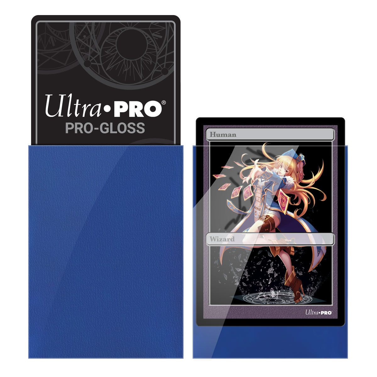 60ct Pro-Gloss Blue Small Deck Protectors