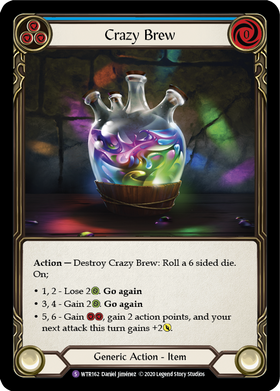Crazy Brew [WTR162] Unlimited Rainbow Foil - Duel Kingdom