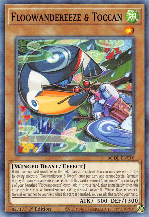 Floowandereeze & Toccan [BODE-EN016] Common - Duel Kingdom