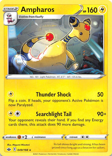 Ampharos (049/198) [Sword & Shield: Chilling Reign] - Duel Kingdom