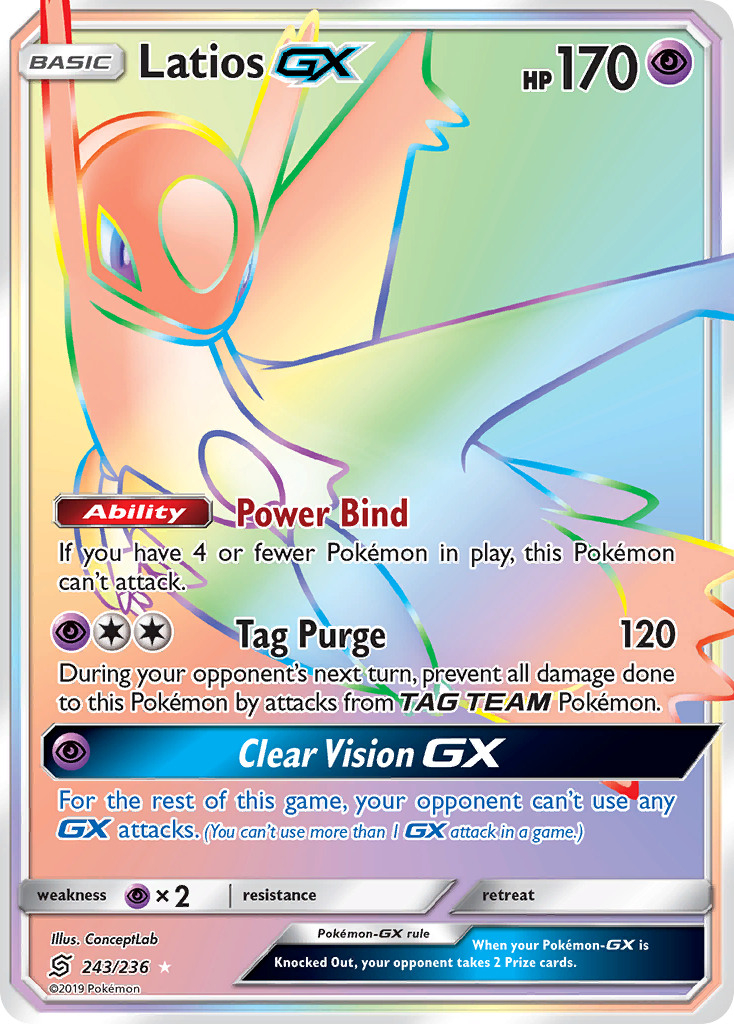 Latios GX (243/236) [Sun & Moon: Unified Minds] - Duel Kingdom