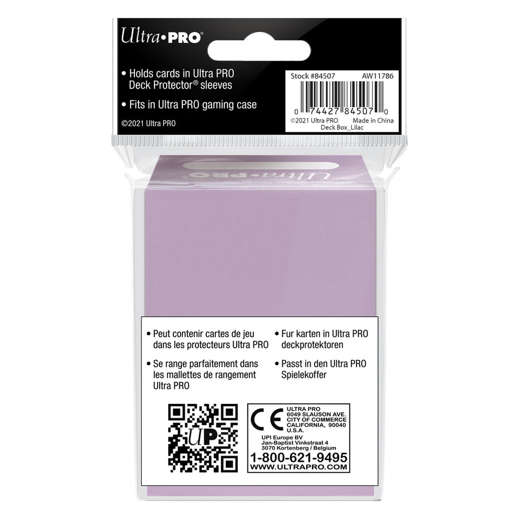 Ultra-PRO 80+ Deck Box: Lilac - Duel Kingdom