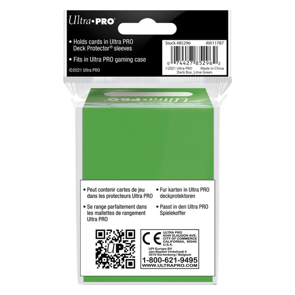 Ultra-Pro Lime Green Deck Box - Duel Kingdom