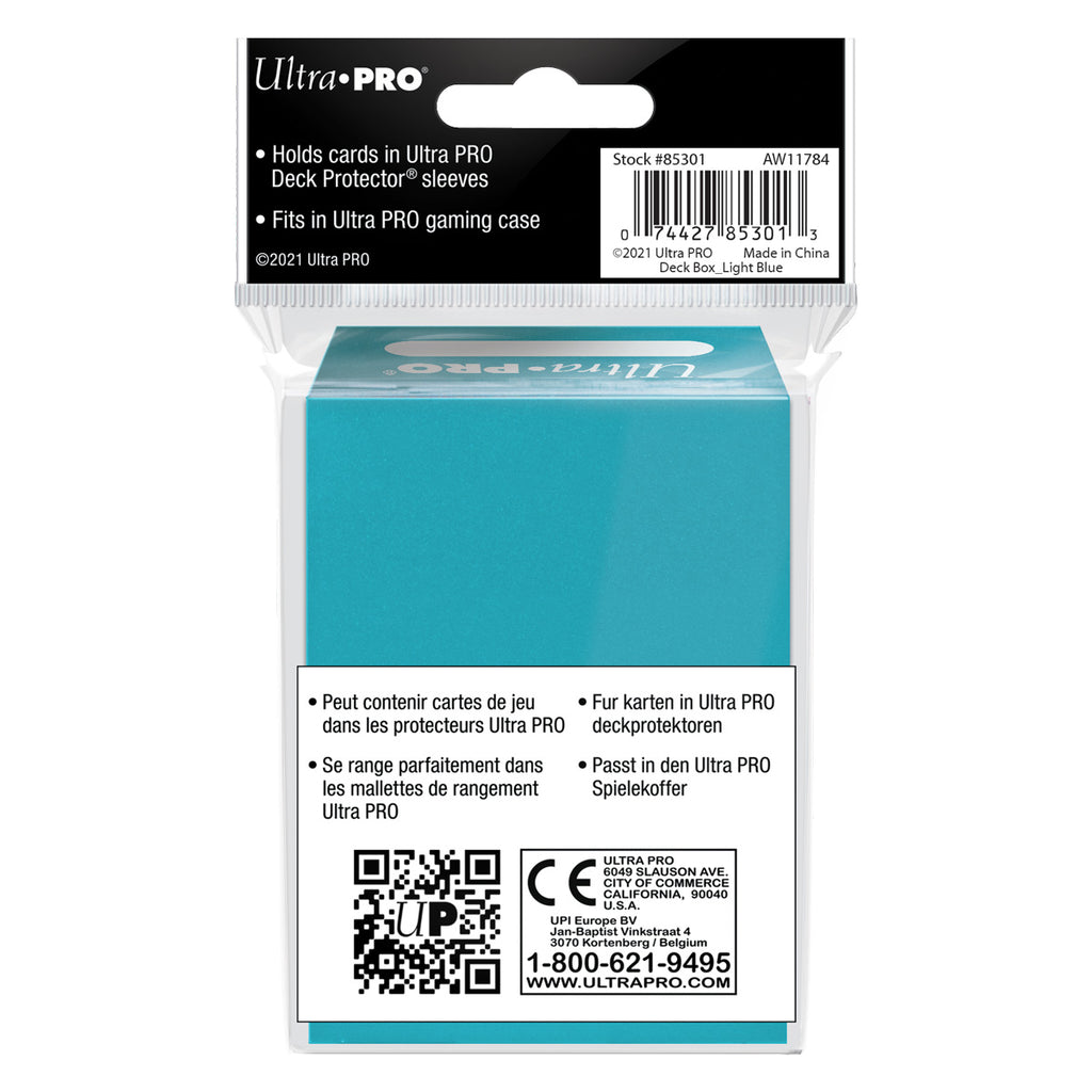 Ultra-Pro Light Blue Deck Box