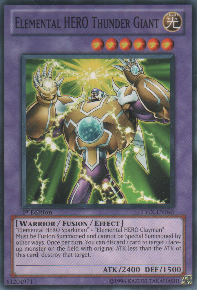 Elemental HERO Thunder Giant [LCGX-EN046] Common - Duel Kingdom
