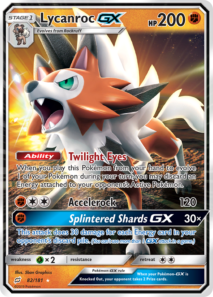 Lycanroc GX (82/181) [Sun & Moon: Team Up] - Duel Kingdom