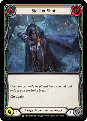 Sic 'Em Shot (Blue) [ARC074] Unlimited Normal - Duel Kingdom