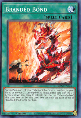 Branded Bond [SDAZ-EN023] Common - Duel Kingdom