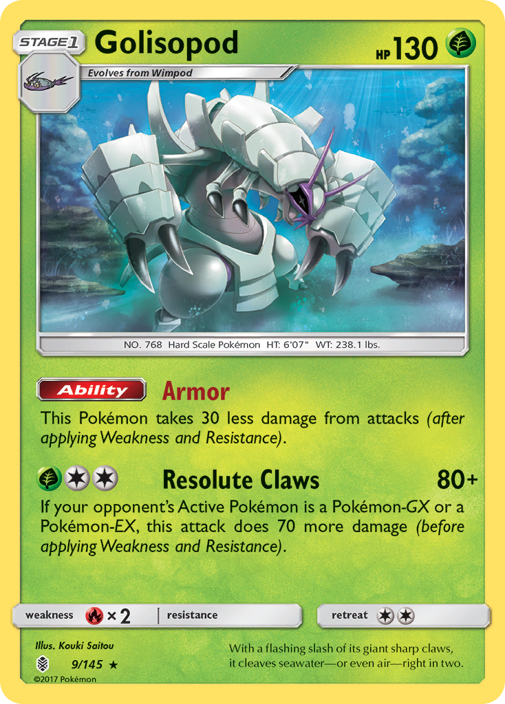 Golisopod (9/145) [Sun & Moon: Guardians Rising] - Duel Kingdom