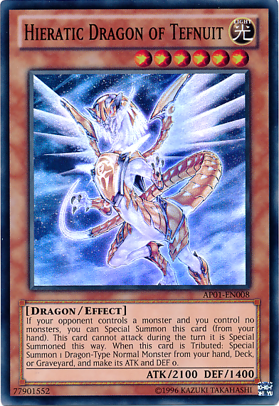 Hieratic Dragon of Tefnuit [AP01-EN008] Super Rare - Duel Kingdom