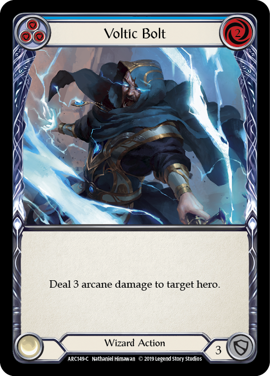 Voltic Bolt (Blue) [ARC149-C] 1st Edition Normal - Duel Kingdom