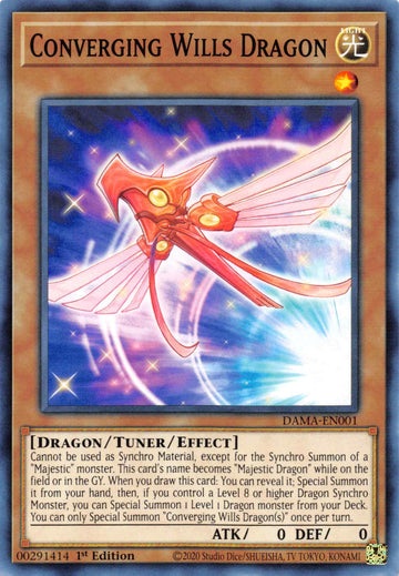 Convergging Wills Dragon [DAMA-EN001] Common - Duel Kingdom