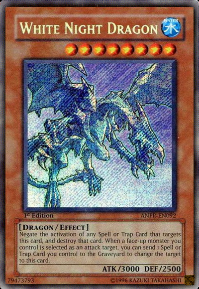 White Night Dragon [ANPR-EN092] Secret Rare - Duel Kingdom