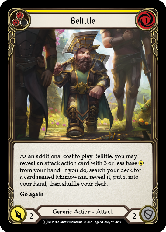 Belittle (Yellow) [U-MON267] Unlimited Normal - Duel Kingdom