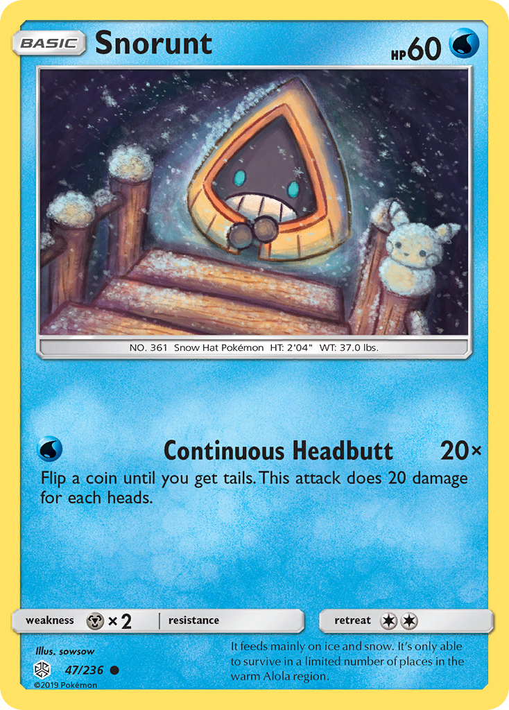 Snorunt (47/236) [Sun & Moon: Cosmic Eclipse] - Duel Kingdom