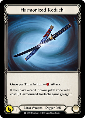 Harmonized Kodachi (Rainbow Foil) [CRU048-RF] Unlimited Rainbow Foil - Duel Kingdom