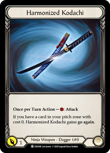 Harmonized Kodachi (Rainbow Foil) [CRU048-RF] Unlimited Rainbow Foil - Duel Kingdom