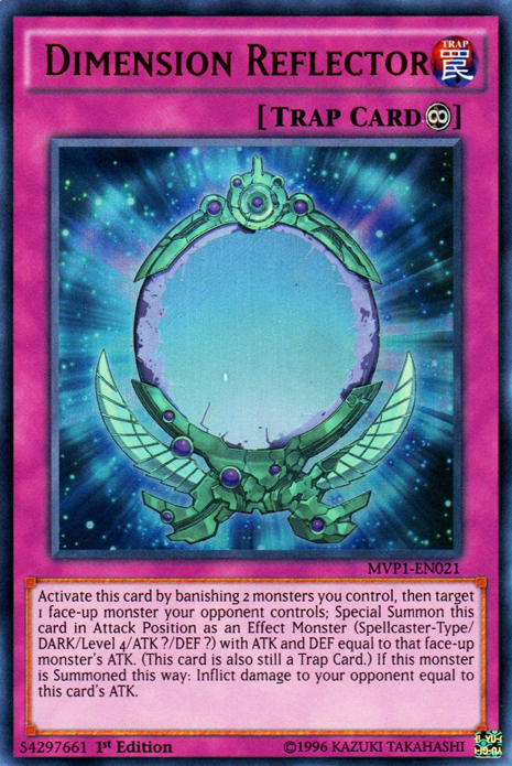Dimension Reflector [MVP1-EN021] Ultra Rare - Duel Kingdom
