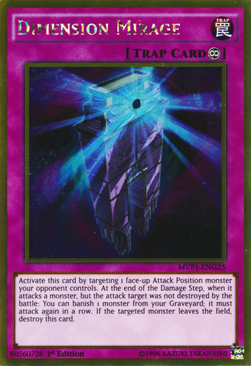 Dimension Mirage [MVP1-ENG25] Gold Rare - Duel Kingdom