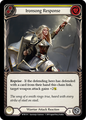 Ironsong Response (Yellow) [WTR133-C] Alpha Print Normal - Duel Kingdom