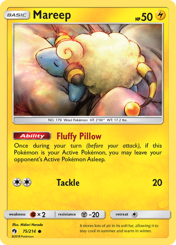 Mareep (75/214) [Sun & Moon: Lost Thunder] - Duel Kingdom