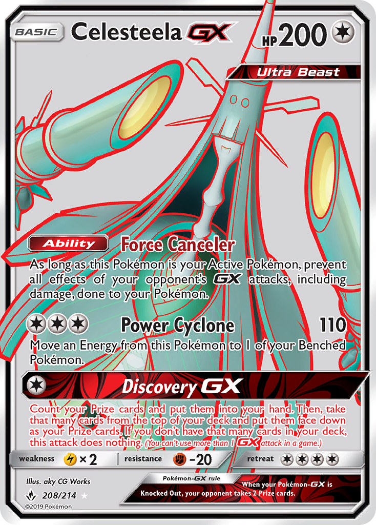 Celesteela GX (208/214) [Sun & Moon: Unbroken Bonds] - Duel Kingdom