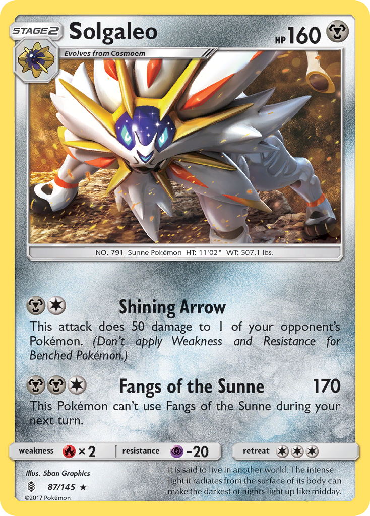 Solgaleo (87/145) [Sun & Moon: Guardians Rising] - Duel Kingdom