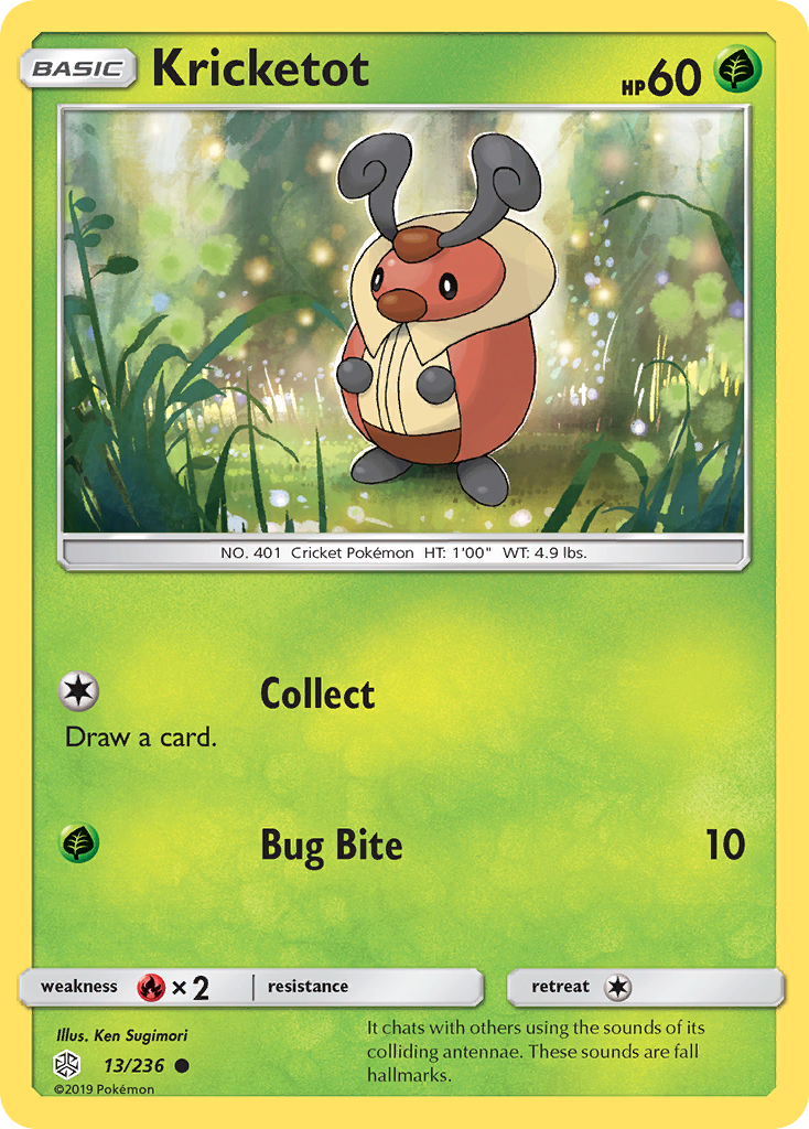 Kricketot (13/236) [Sun & Moon: Cosmic Eclipse] - Duel Kingdom