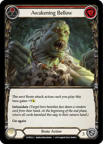 Awakening Bellow (Red) [WTR032-C] Alpha Print Normal - Duel Kingdom
