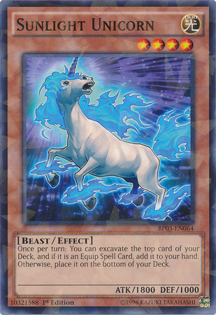 Sunlight Unicorn [BP03-EN064] Shatterfoil Rare - Duel Kingdom