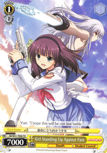Girl Standing Up Against Fate (AB/W31-TE08 TD) [Angel Beats! Re:Edit]