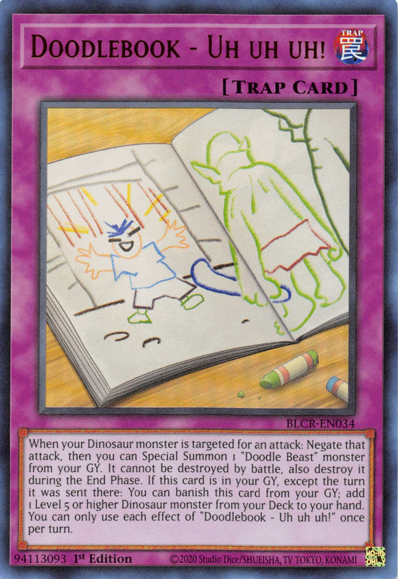 Doodlebook - Uh uh uh! [BLCR-EN034] Ultra Rare