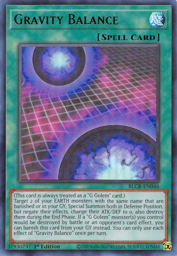 Gravity Balance [BLCR-EN046] Ultra Rare