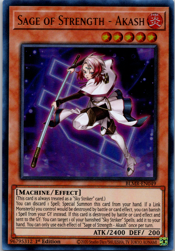 Sage of Strength - Akash [BLMR-EN049] Ultra Rare