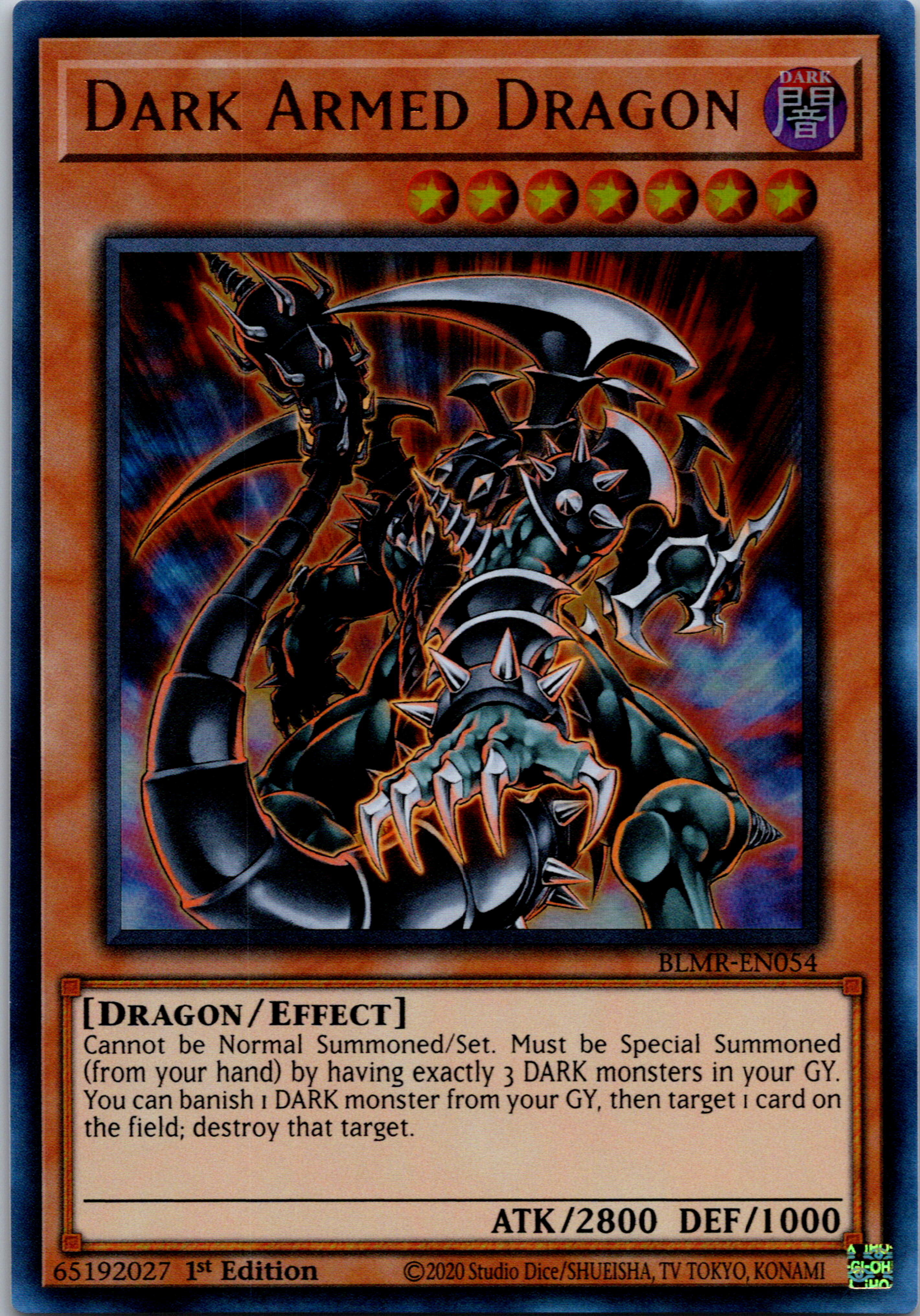 Dark Armed Dragon [BLMR-EN054] Ultra Rare