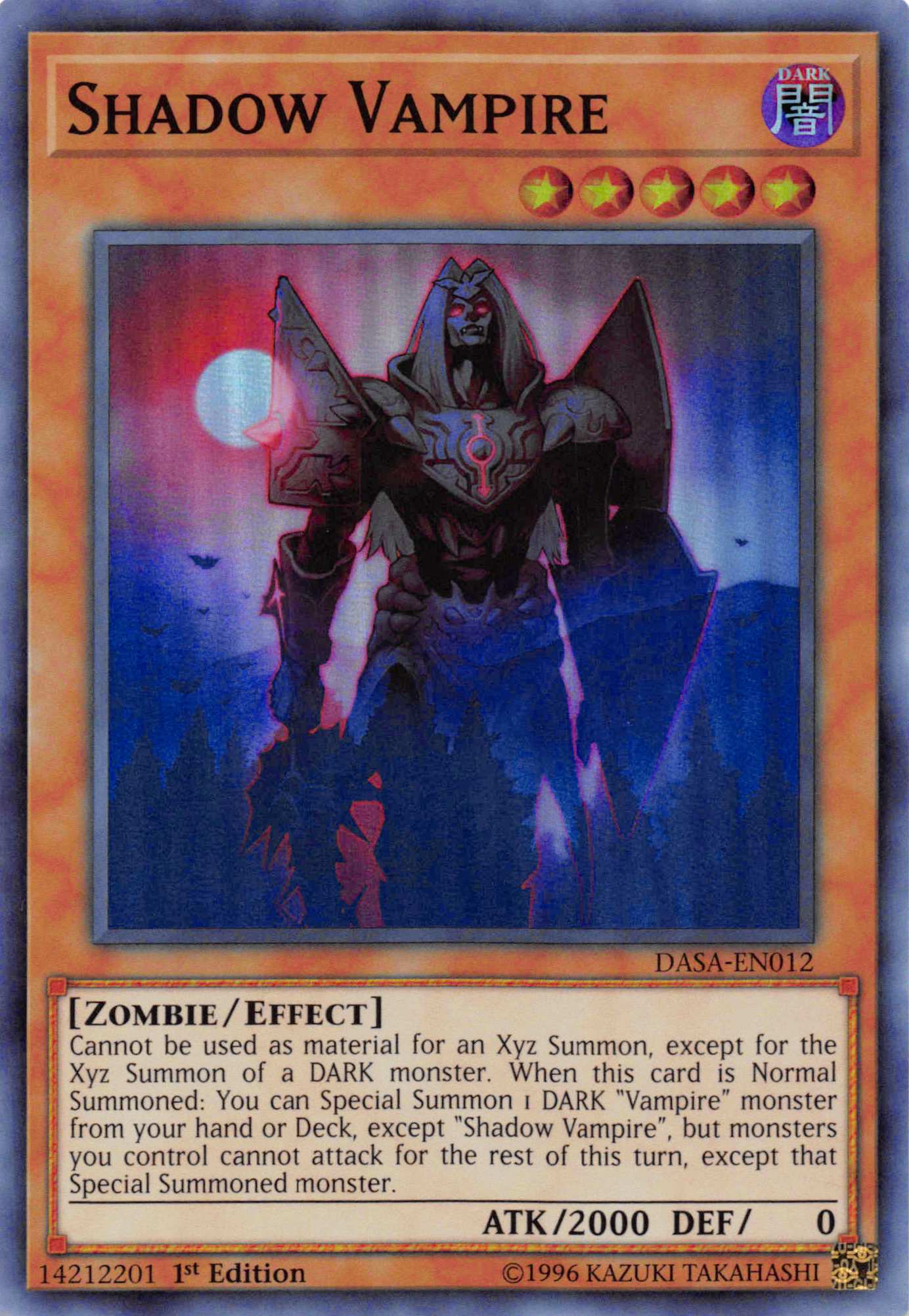 Shadow Vampire [DASA-EN012] Super Rare