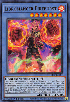 Libromancer Fireburst [DIFO-EN087] Ultra Rare