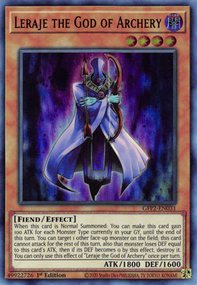 Leraje the God of Archery [GFP2-EN031] Ultra Rare - Duel Kingdom