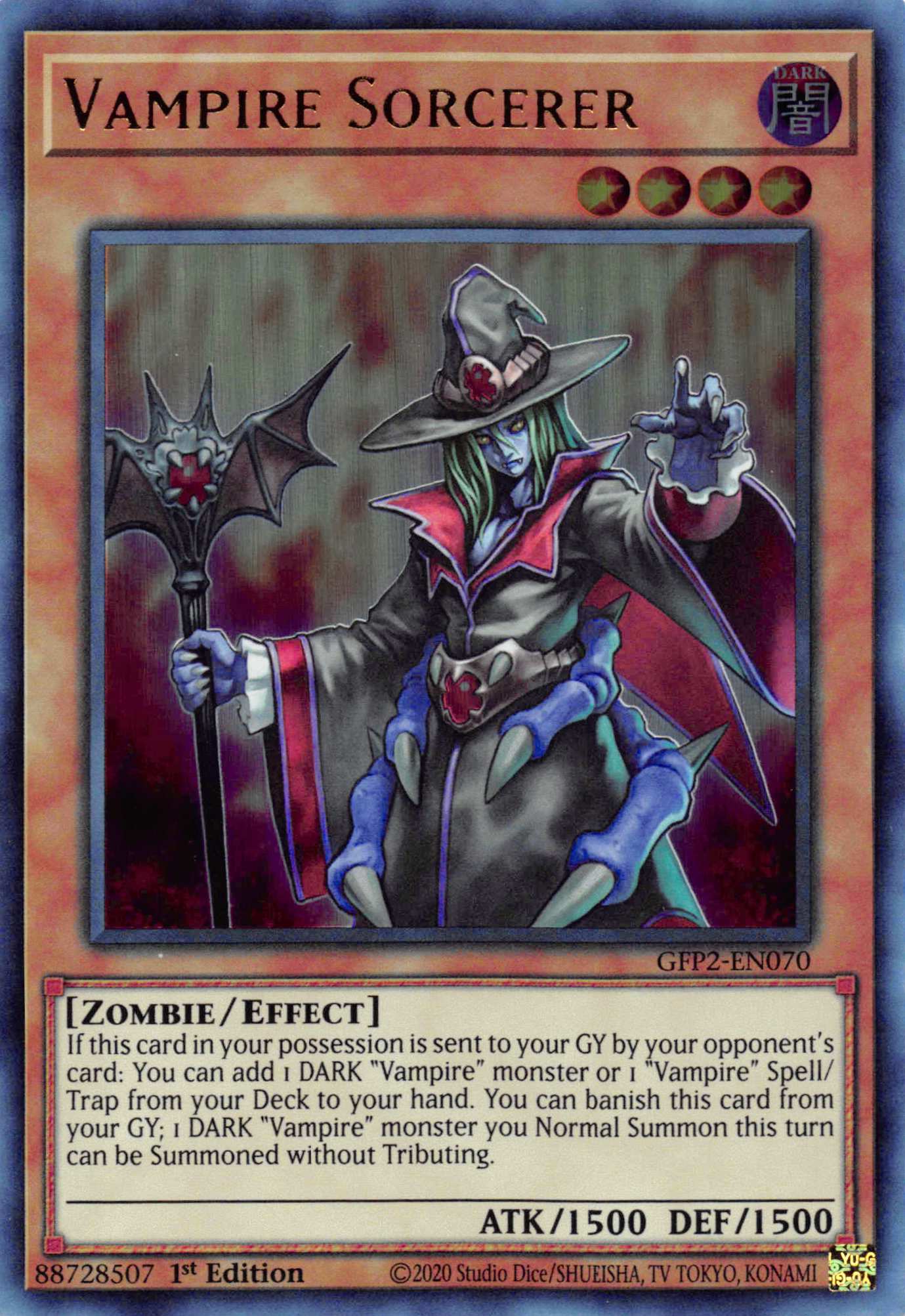 Vampire Sorcerer [GFP2-EN070] Ultra Rare - Duel Kingdom