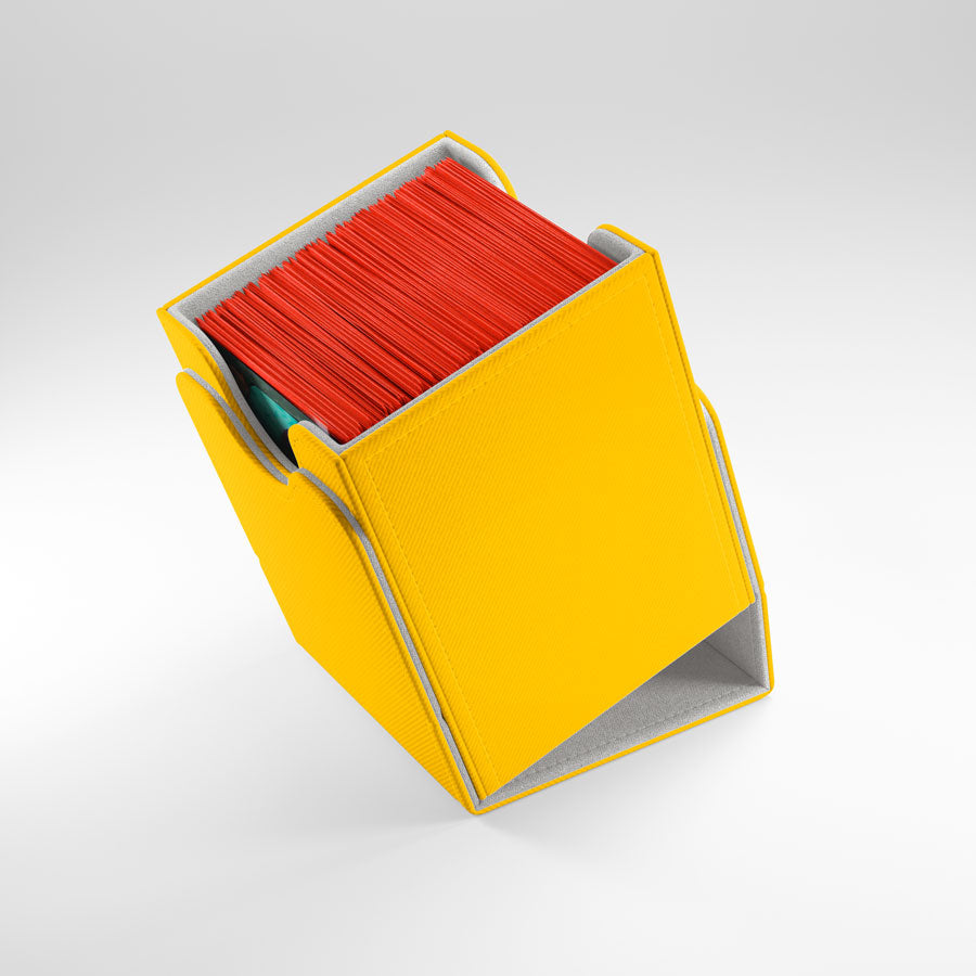 Squire Convertible Yellow Deck Box (100ct) - Duel Kingdom