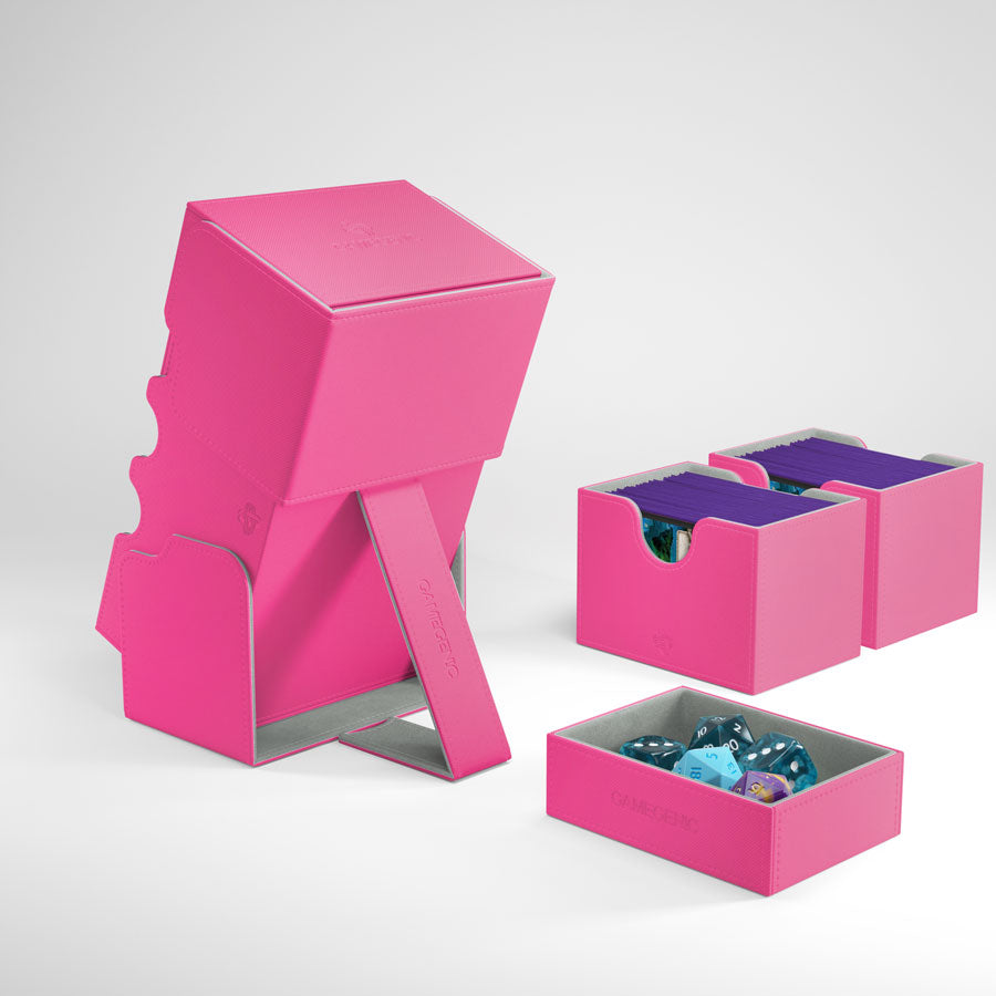 Stronghold Convertible Pink Deck Box (200ct)