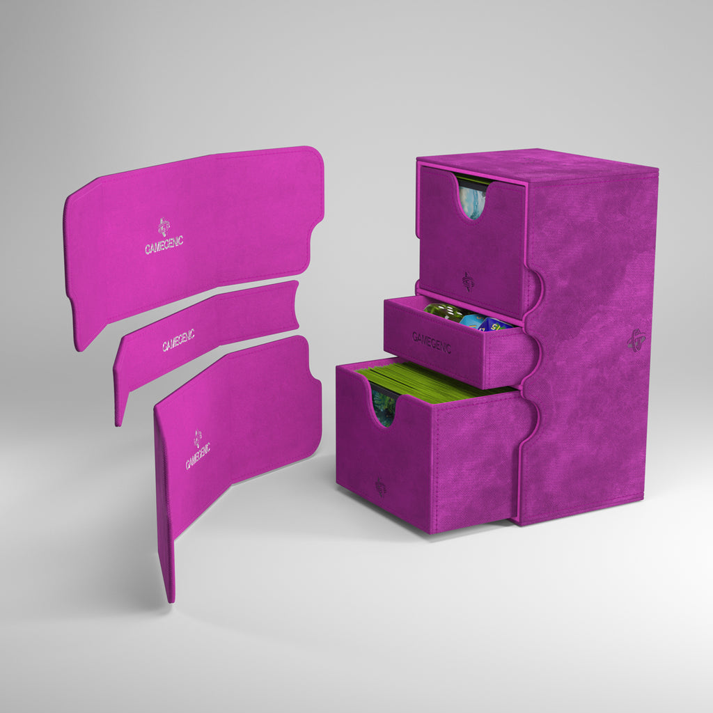 Stronghold XL Convertible Purple Deck Box (200ct)