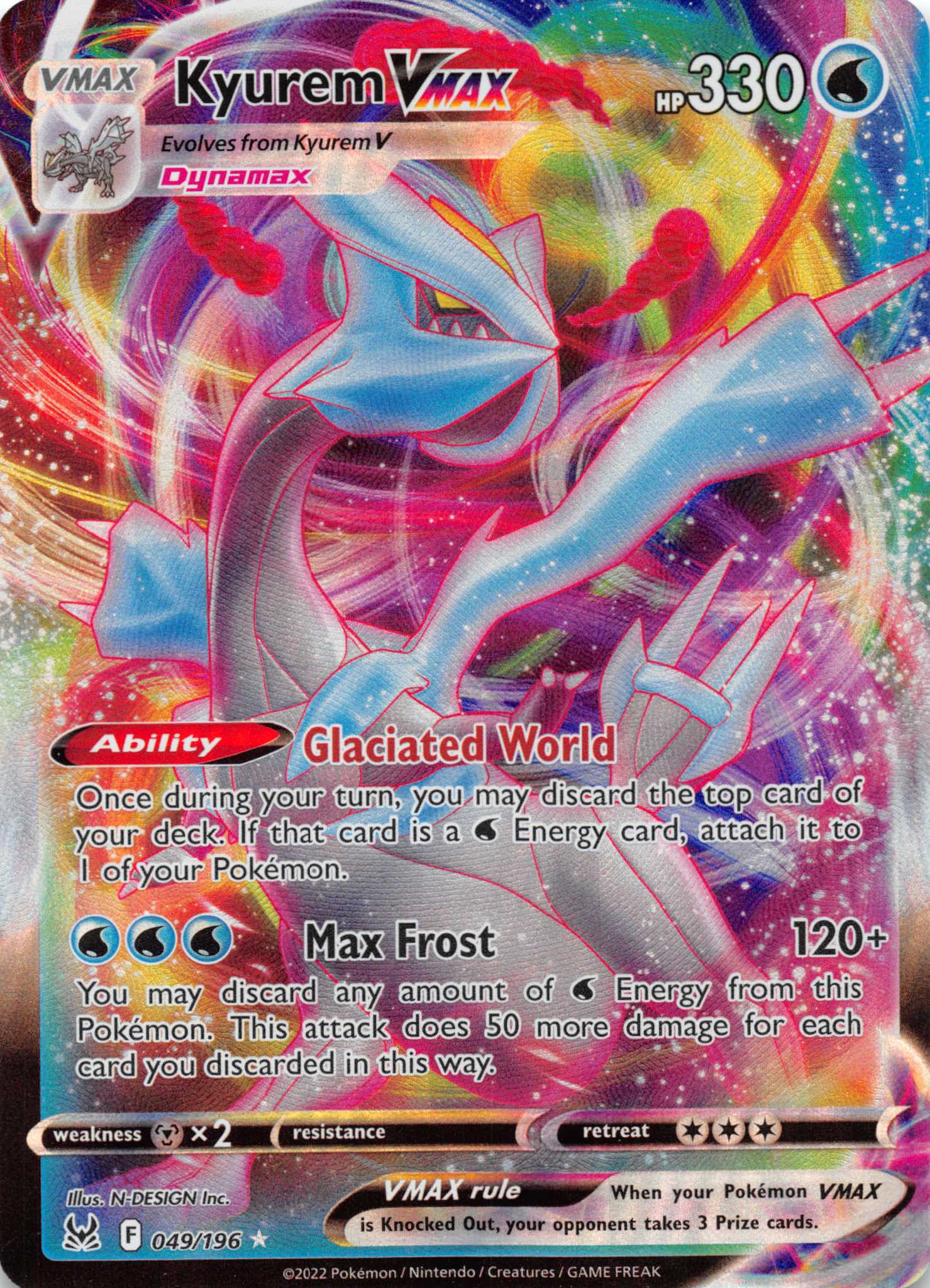 Kyurem VMAX (049/196) [Sword & Shield: Lost Origin]