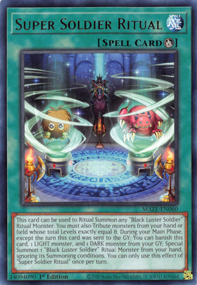 Super Soldier Ritual [MAZE-EN060] Rare