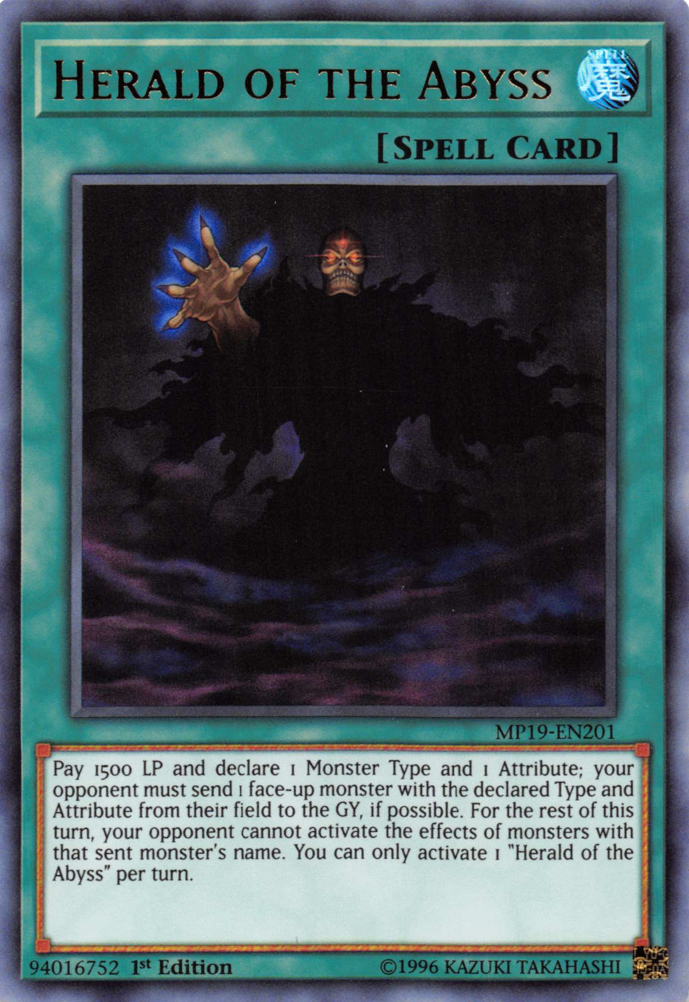 Herald of the Abyss [MP19-EN201] Ultra Rare