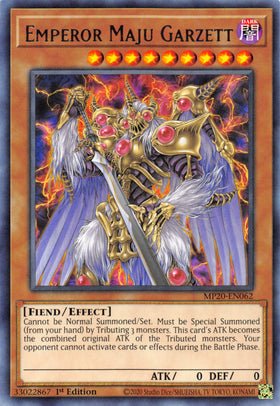 Emperor Maju Garzett [MP20-EN062] Rare