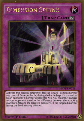 Dimension Sphinx [MVP1-ENG23] Gold Rare